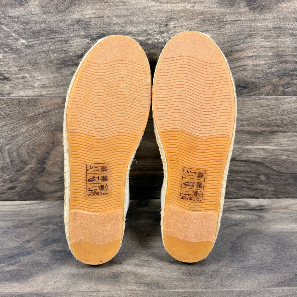 NIB Soludos Dali Original Espadrille Flats Loafers White Canvas 7 - Picture 10 of 12